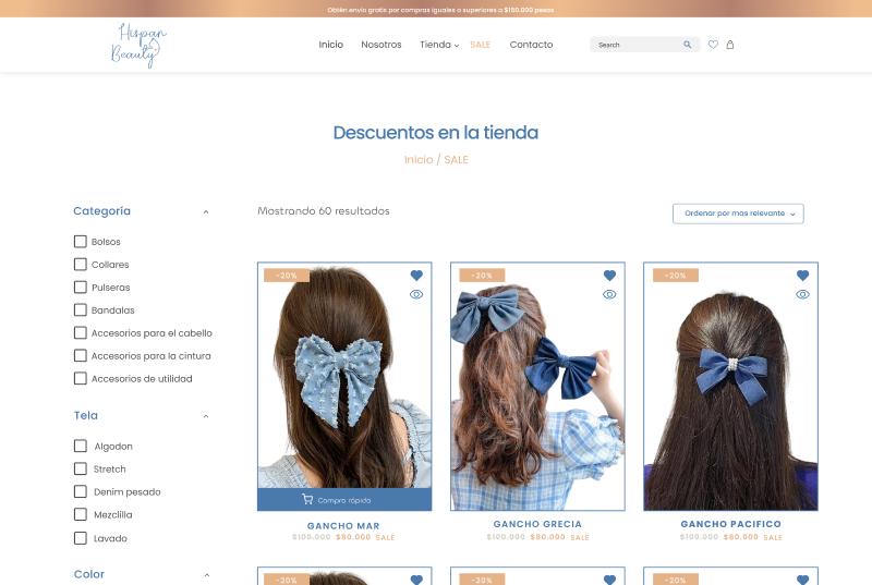 Tienda de accesorios